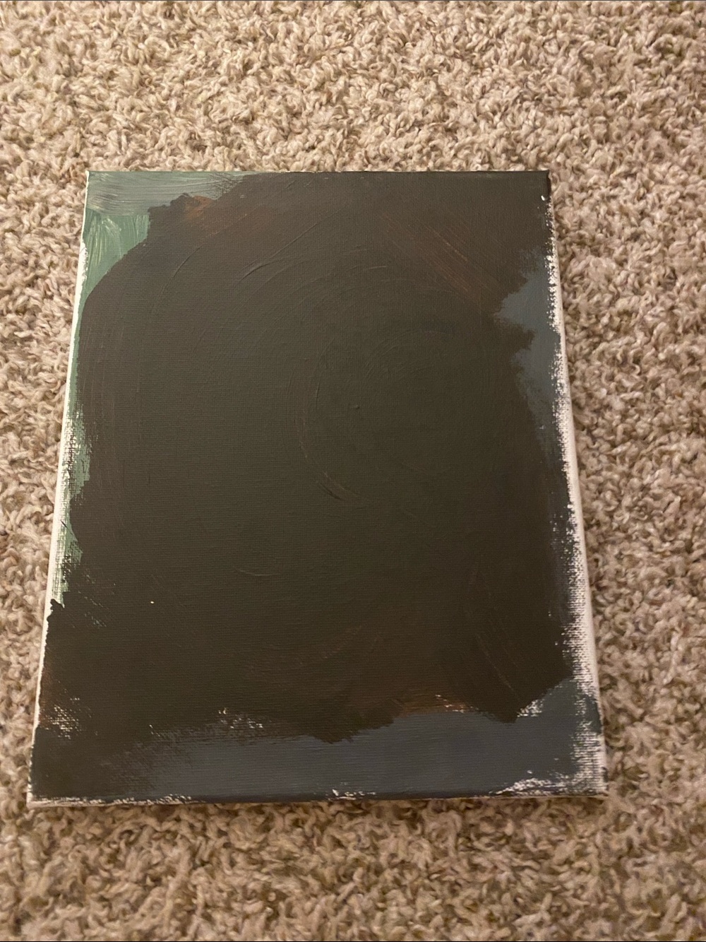 Unbranded Black Abstract Canvas Wall Art